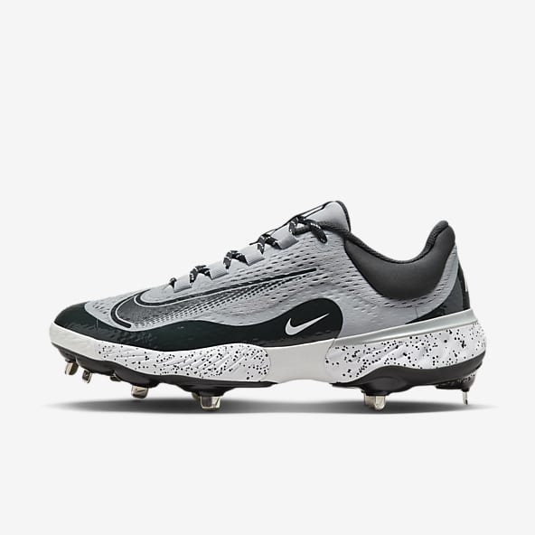 Grey Baseball Cleats. Nike